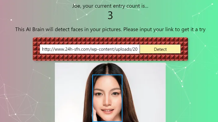 smart-brain-api 專案畫面
